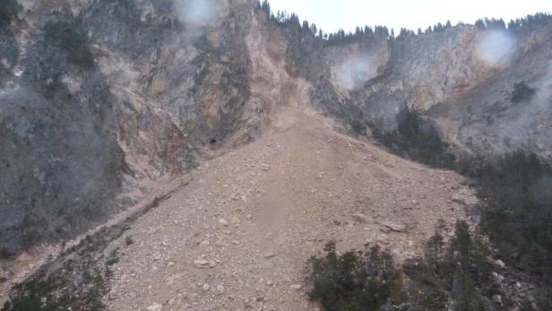 Dobratsch bei Villach: Auf einer Fläche von etwa fünf Hektar löste sich Gestein.