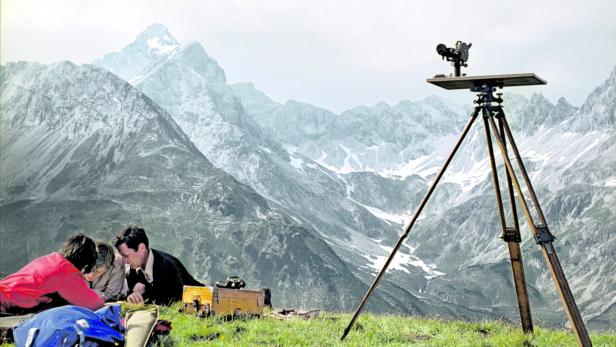 Die Berge entdecken: Kartografen auf dem Mädele-Joch