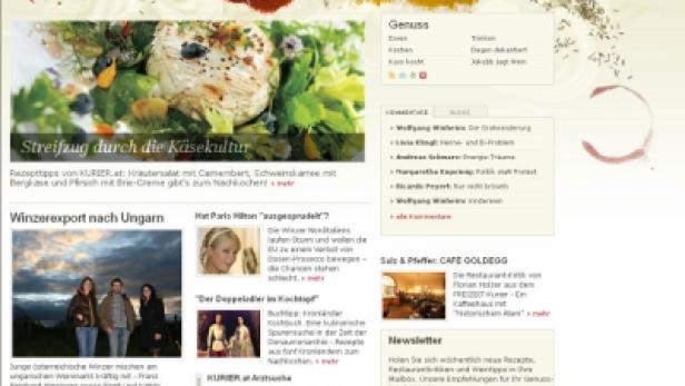 Kurier.at Genuss-Channel