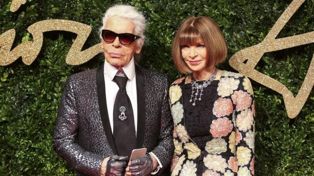 Best - rich - friends: Karl Lagerfeld & Anna Wintour