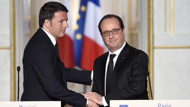 Matteo Renzi und François Hollande