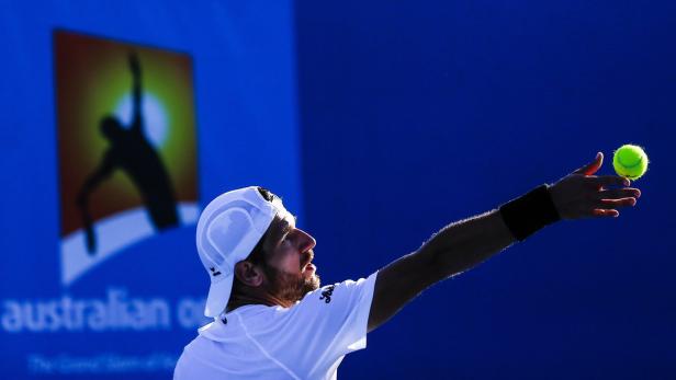 Jürgen Melzer spielt sich in die zweite Melbourne-Runde, in der Tomas Berdych wartet.