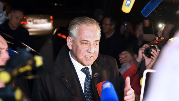 Der frühere kroatische Regierungschef nach seiner Entlassung