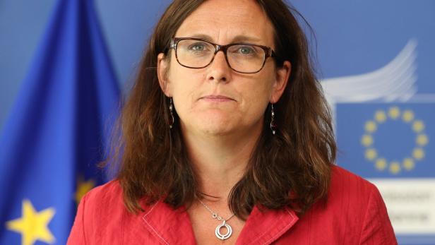 Malmström: &quot;In CETA, dem Freihandelsabkommen mit Kanada, das wir im Vorjahr abgeschlossen haben, haben wir es geschafft, 154 dieser Angaben zu schützen&quot;