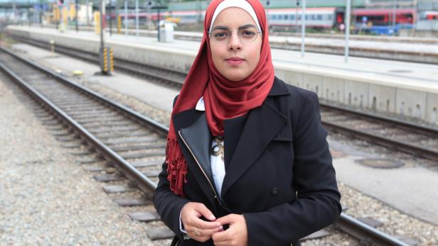 Freiwillige Helferin: Nermin Ismai war zwischen Izmir und dem Westbahnhof im Einsatz