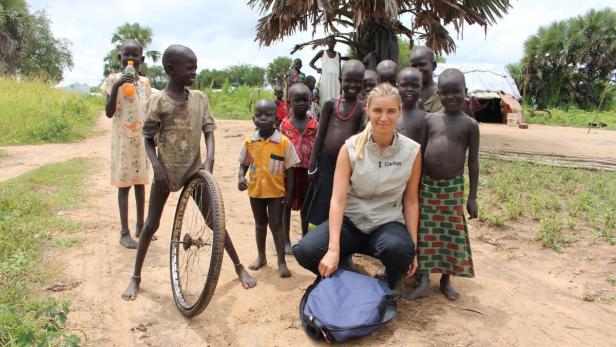 Michaela Sieger organisiert für die Caritas die Südsudan-Hilfe vor Ort