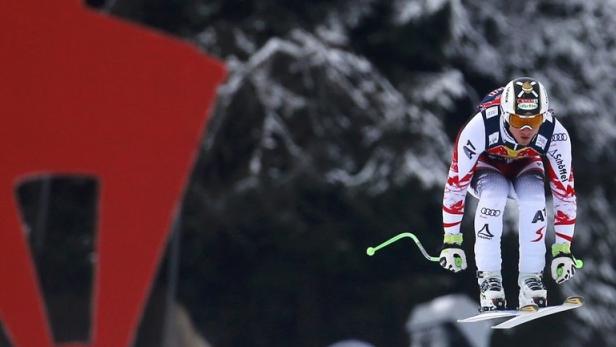 Reichelt unterstrich im ersten Kitzbühel-Training seine Favoritenrolle.