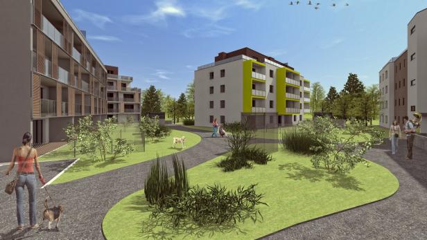 In Bruckneudorf, dem derzeit größten Projekt der Siedlung, sind 100 Wohnungen geplant. Es gab bereits mehr als 350 Anfragen dazu