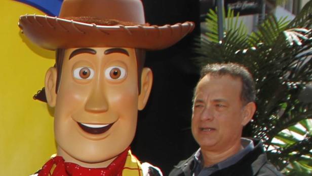 Tom Hanks und Cowboy Woody