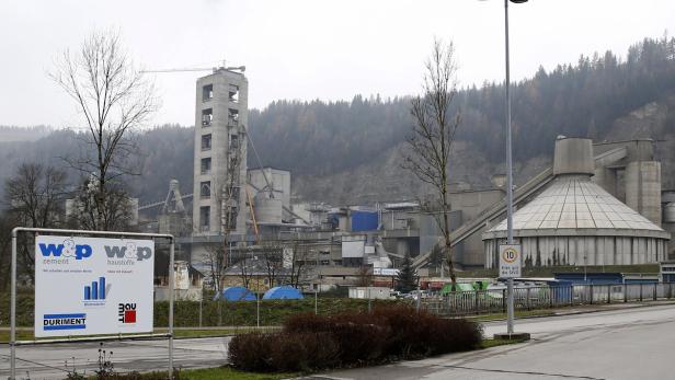 Das Zementwerk der Firma Wietersdorfer in Klein Sankt Paul.