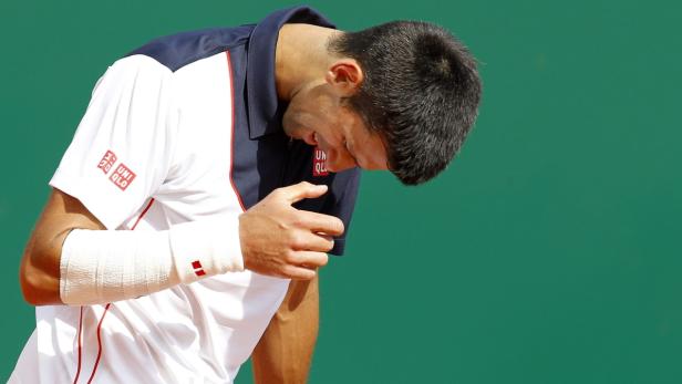 Djokovic hatte in Monte Carlo mit Problemen im rechten Handgelenk zu kämpfen.