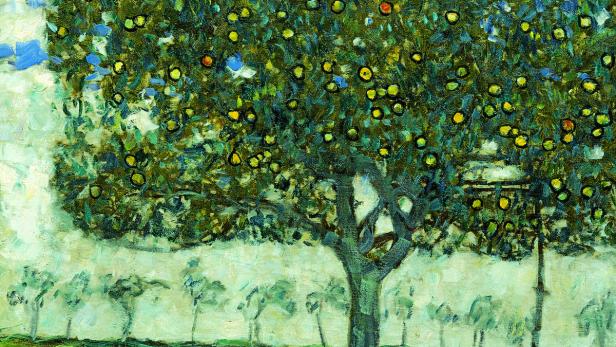 Gustav Klimts „Apfelbaum II“: Das Gemälde, um 1916 entstanden, dürfte allem Anschein nach der Familie Lederer gehört haben. Es wurde aber an die Erben nach Nora Stiasny restituiert