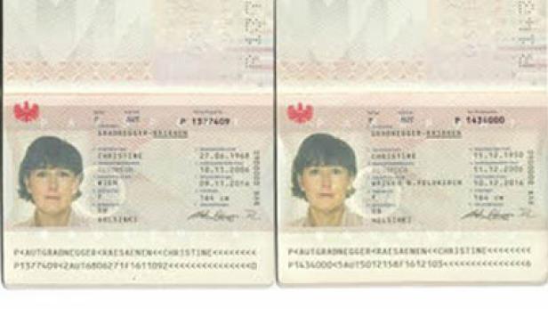 Frau darf falschen Pass haben