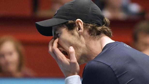 Bei Andy Murray gingen die Emotionen zeitweise hoch.