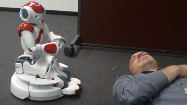 Notfall-Roboter schlägt Alarm