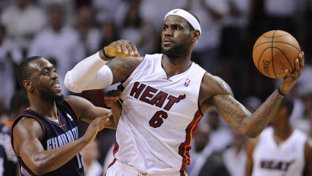 Superstar LeBron James war mit 32 Punkten der überragende Mann auf Seiten der Heat.