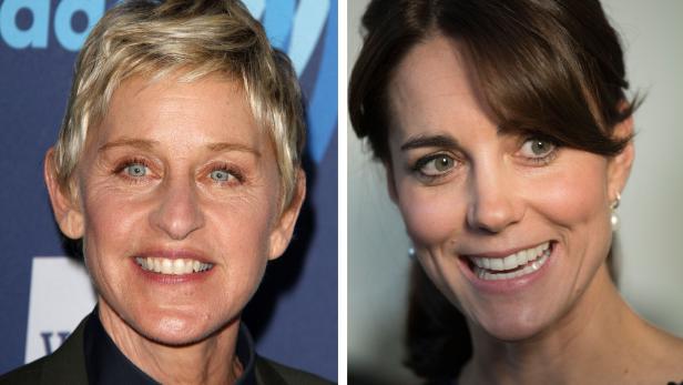 Ellen DeGeneres und Herzogin Kate haben gemeinsame Vorfahren.