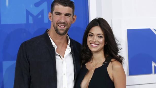 Michael Phelps und Nicole Johnson