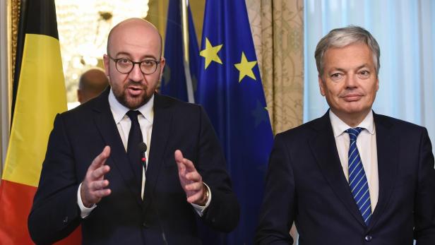 Premier Charles Michel und Außenminister Didier Reynders