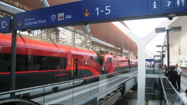 Der Bahnhof Salzburg gilt auch als deutscher Binnenbahnhof.