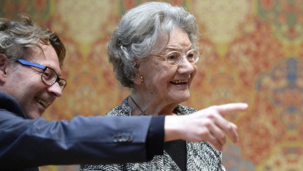 Blendende Laune bei der Antrittspressekonferenz: Hans-Peter Wipplinger und Elisabeth Leopold