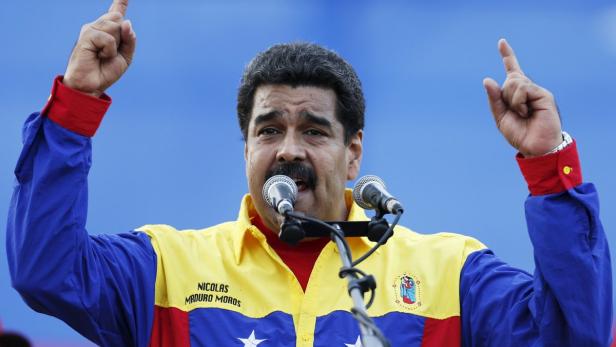 Venezuela's President Nicolas Maduro speaks during