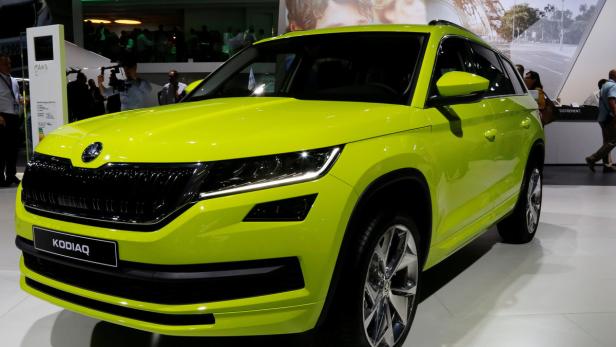 Auch die VW-Tochter Skoda will mit neuem SUV Kodiaq bei PS-Freunden punkten