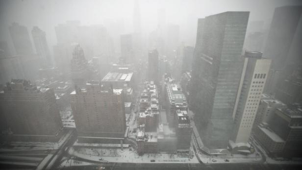 Die New Yorker müssen sich auf viel Schnee gefasst machen.
