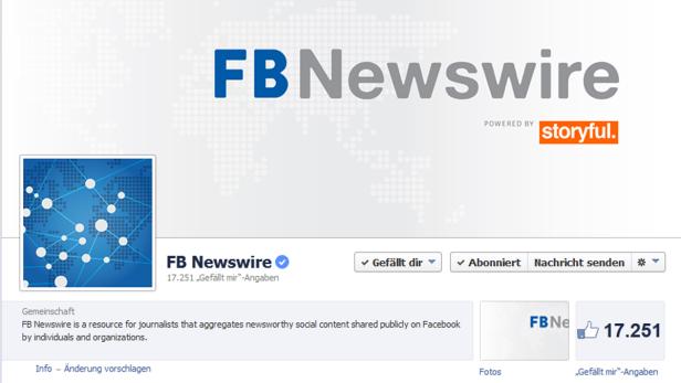 Facebook will mit "FBNewswire" ins Nachrichtengeschäft