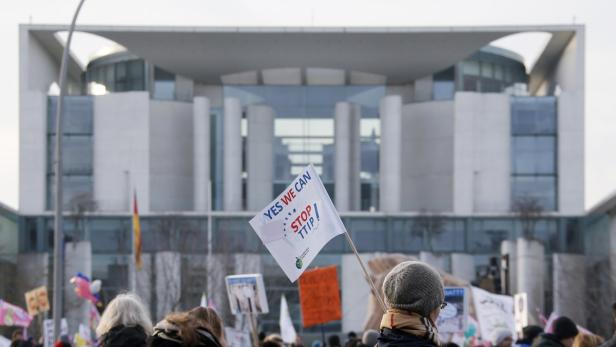 In ganz Europa gibt es Proteste gegen TTIP