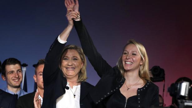 Marine Le Pen mit Nichte Marion Marechal-Le Pen.