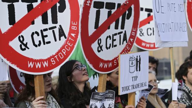 Proteste gegen CETA
