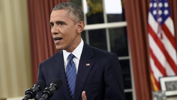 US-Präsident Barack Obama während seiner Rede an die Nation