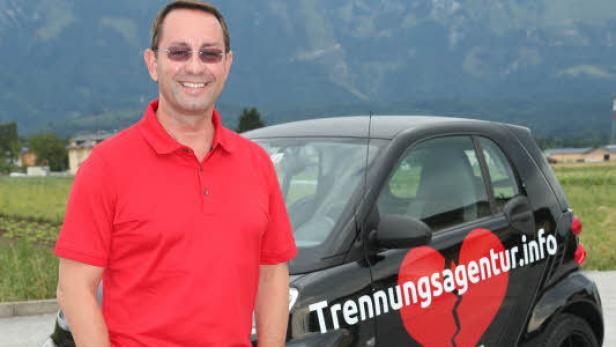 Peter Treichl ist Österreichs erster Schlussmacher. Ab 79 Euro trennt er unglückliche Paare  