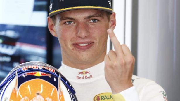 Der Provokateur: Verstappen macht sein Ding.