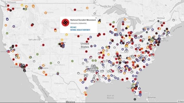 "Hate Map": Wo die Amerikaner hassen