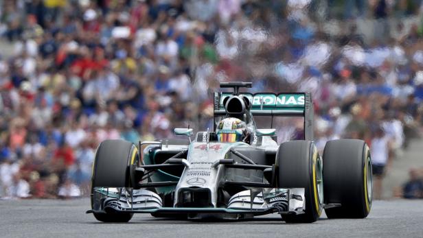 Formel 1-Fahrer Lewis Hamilton (GBR/Mercedes AMG) während des GP von Österreich am Red Bull Ring in Spielberg.