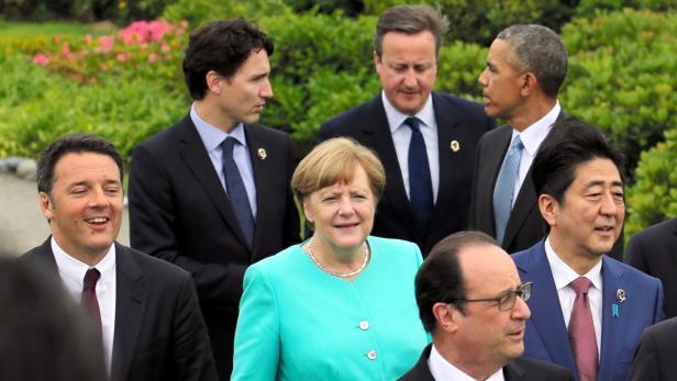 Angela Merkel anlässlich des G-7-Treffens in Japan