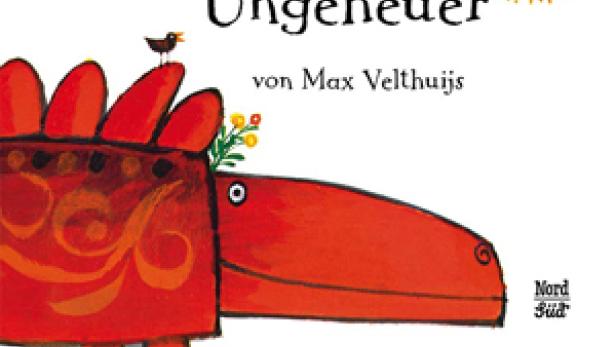 Das Cover des Buches „Das gutherzige Ungeheuer“ von Max Velthuijs mit einer Illustration des Ungeheuers.