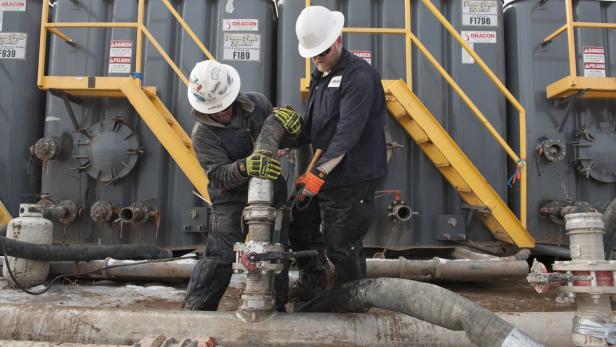 Fracking ist wegen des tiefen Ölpreises in die Krise gestürzt