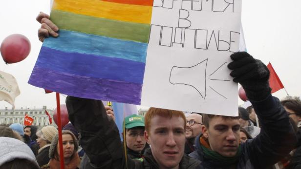Russland: Verbot für "Schwulenpropaganda"