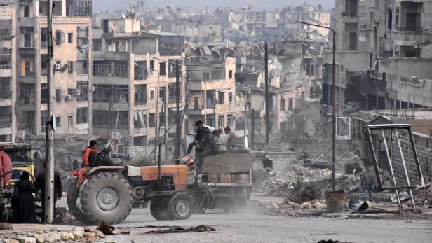 Massengräber in Ost-Aleppo entdeckt