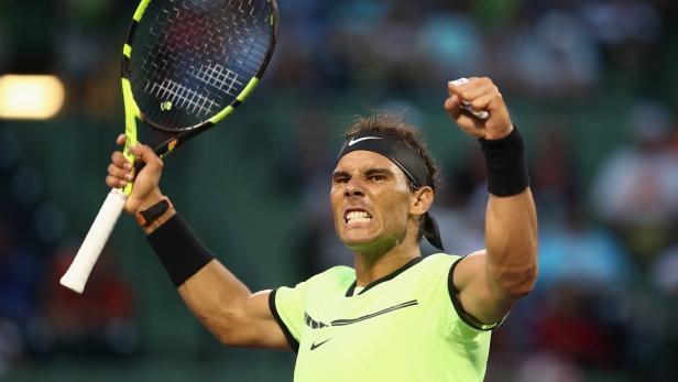 Geballte Kraft: Rafael Nadal kämpfte sich ins Match zurück.
