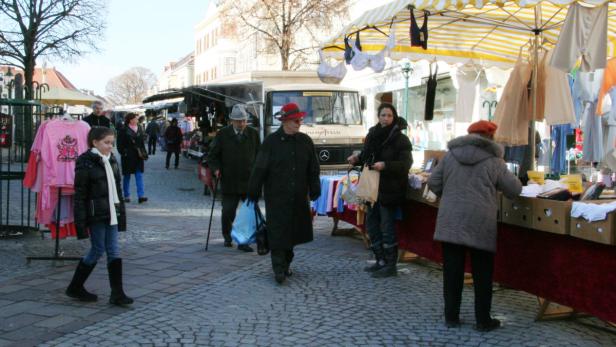 Markt, Jahrmarkt in der Fuzo in Eisenstadt