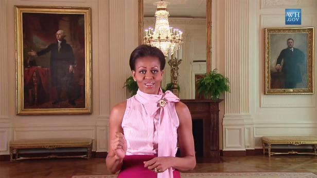 Michelle Obama lädt zum Hausrundgang