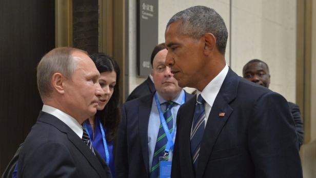 Wladimir Putin und Barack Obama.