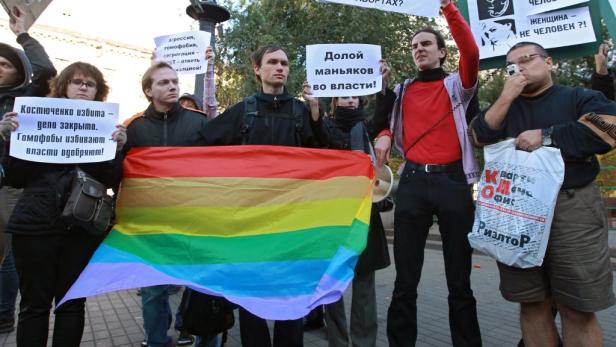 "Homo-Propaganda": Festnahmen in Russland