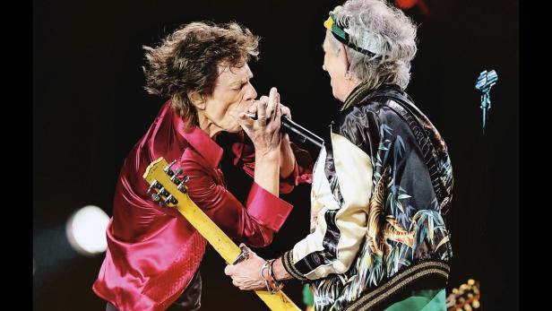 Mick Jagger und Keith Richards (Rolling Stones)
