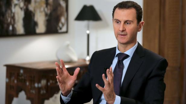 Der syrische Präsident Bashar al-Assad während eines Interviews am Donnerstag.