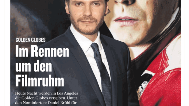 Schlagzeile vom 12.01.2014Im Rennen um den FilmruhmKleine Zeitung Kärnten
